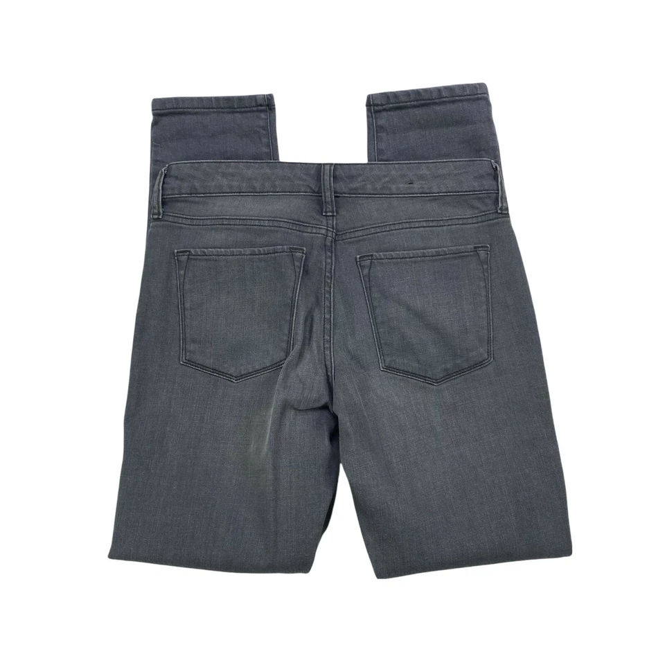 Banana Republic Skinny Fit Size 26/2 Low Rise Grey Wash Denim Jeans - Image 3 of 4