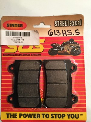 SBS 613HS 1721-0247 FRONT Brake Pad FIT 85-97 YAMAHA FZR XJR XVZ TDM SRX FJ TRX 