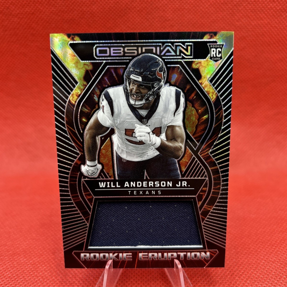 Will Anderson Jr 2023 Panini Obsidian Rookie Eruption Patch SP