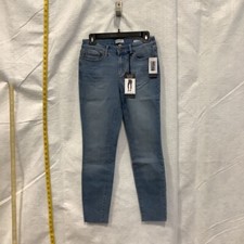 Sofia Vergara Womens Skinny Ankle Jeans Blue Light Wash Stretch Denim 6 New