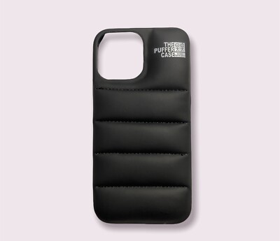 Schutzhülle/- Pufferhüle für das iPhone 13 Pro Max in Schwarz | the puffer case
