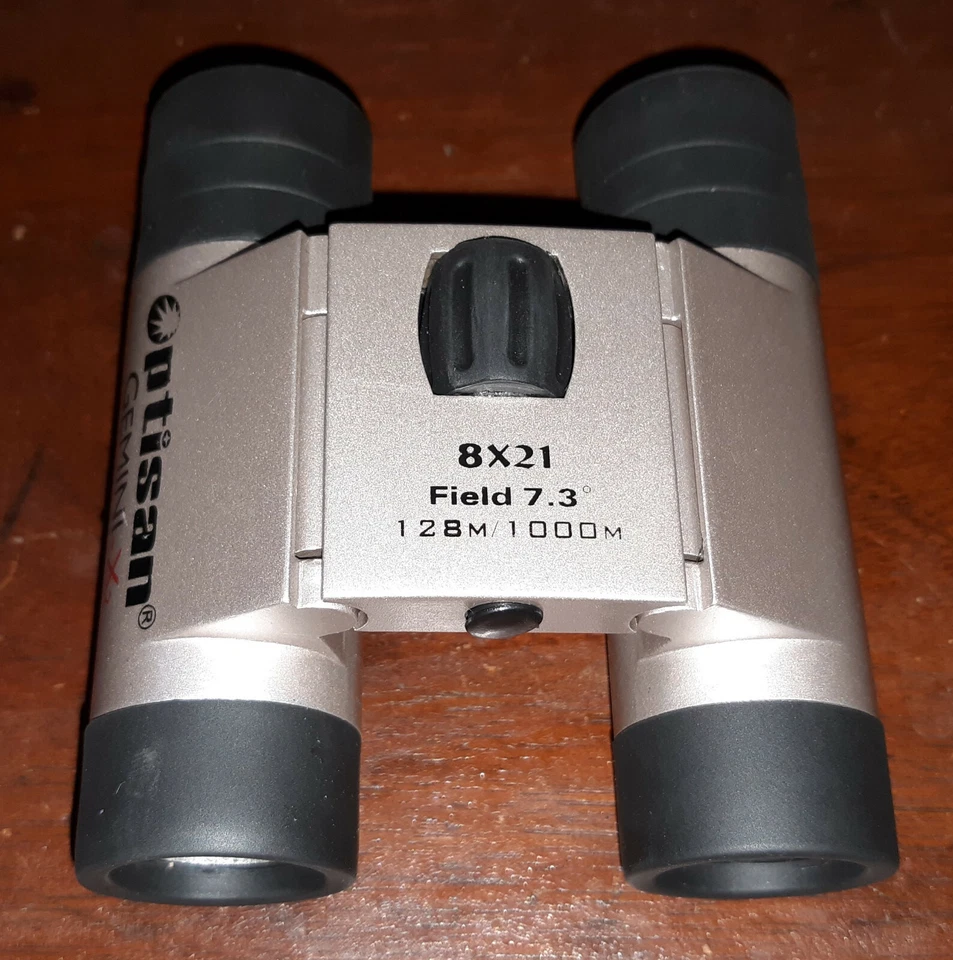 Optisan Gemini II X-2 binoculars  8 x 21 Field 7.3° 128 M / 1000 M  NEW IN BOX - Image 3 of 4