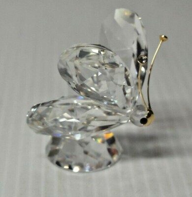 Vintage Retired Swarovski Silver Crystal BUTTERFLY # 7639 NR 55 | eBay