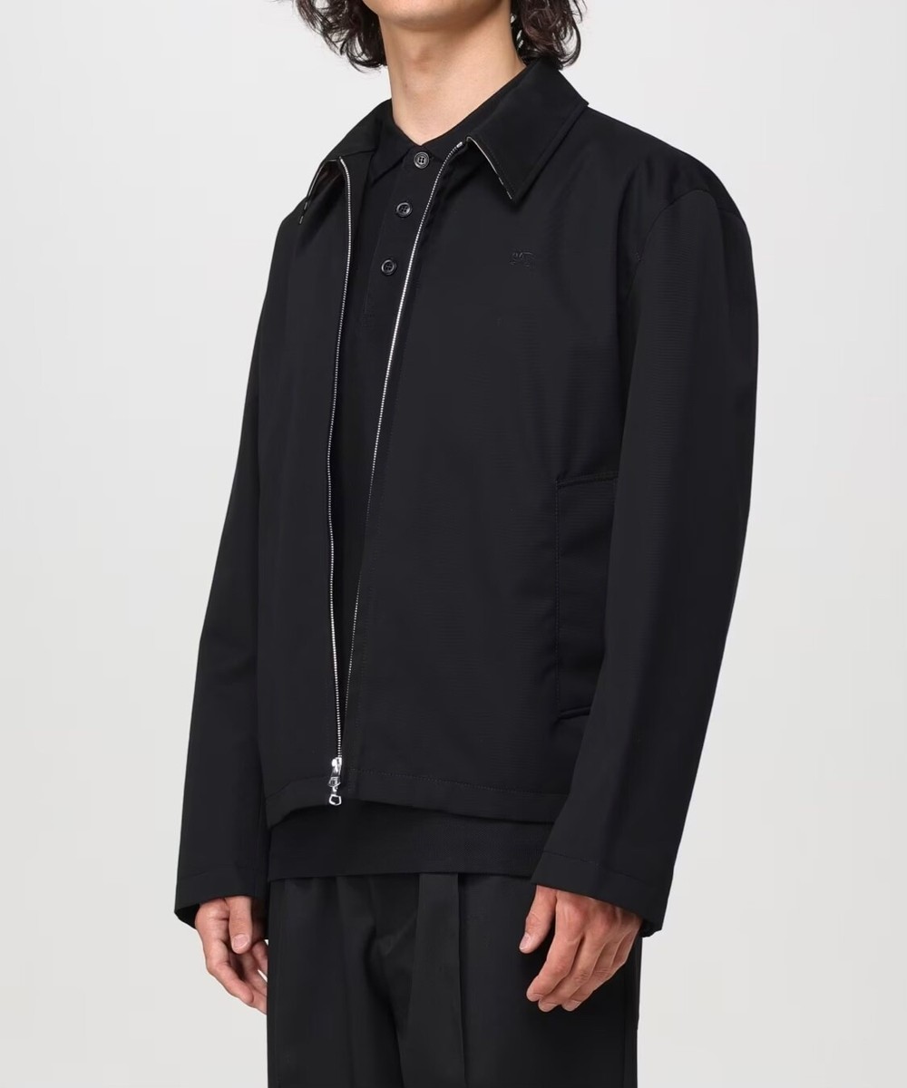 Burberry Mens Harrington Jacket Black Size 58 / 2XL Organic
