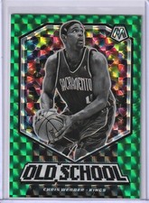 2019 Panini Mosaic - CHRIS WEBBER - OLD SCHOOL GREEN PRIZM #13 - Kings