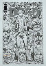 Walking Dead #48 Image Comics Amazing AZ CON Black & White Variant 2014 Liefeld