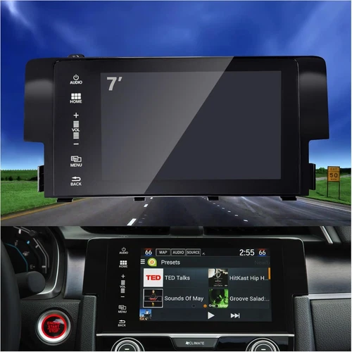 Pantalla táctil de radio navegación de 7" para Honda Civic 39710-TBA-A11 2016-18 - Imagen 2 de 18