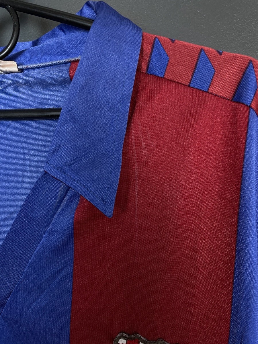 Chemise Vintage FC Barcelone Meyba - Extérieur 1984-89 - Taille XG - Occasion Bon état