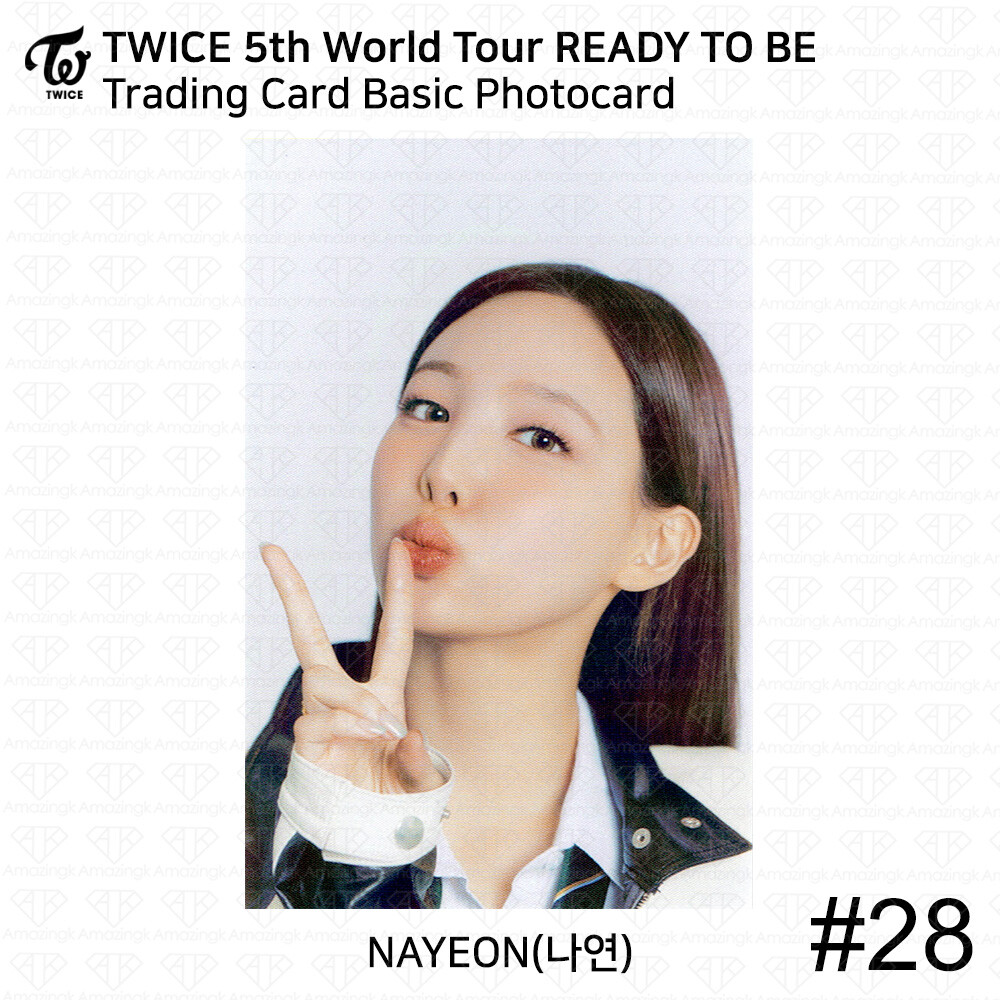 TWICE 5th World Tour Ready To Be Official Trading Card Photocard
