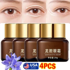 4X Gentian Eye Cream Tighten Dual Bags Dark Circle Anti Firm New W Puffiness US
