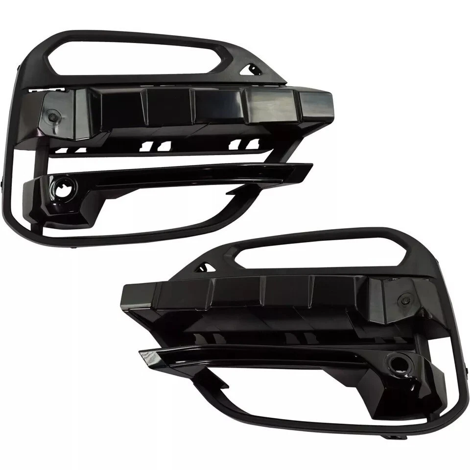 New Front Bumper Grille Trim Assembly Kit Black set 3PC For 2018-2021 BMW X3 30i - Imagem 2 de 4