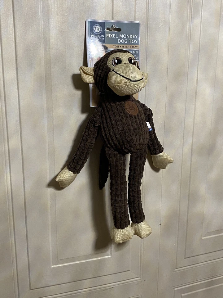 Игрушка для собаки 16 дюймов с пищалкой обезьяна AKC American Kennel Club - Изображение 2 из 4