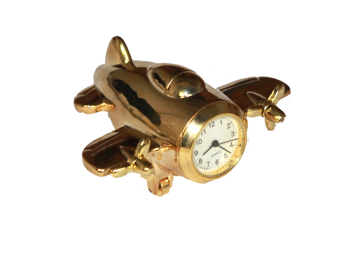 Airplane desk clock clearance