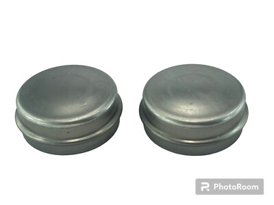 (Qty 2) 2.33'' Solid Dust Cap Grease Cover for Trailer Axle Hub DC233