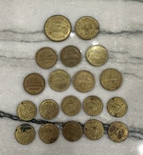 Vintage Tokens Gatlinburg Trolley, NASCAR Speedpark, Chuck E Cheese Auto Carwash