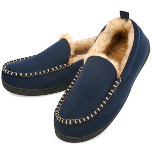 memory foam moccasin slippers mens