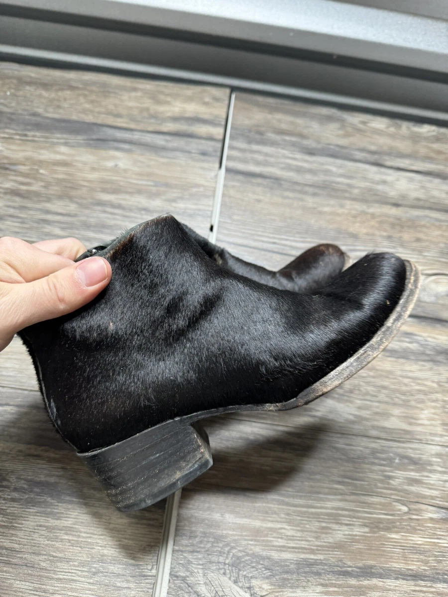 Elizabeth and James Leather Upper Black Boots for Women for sale