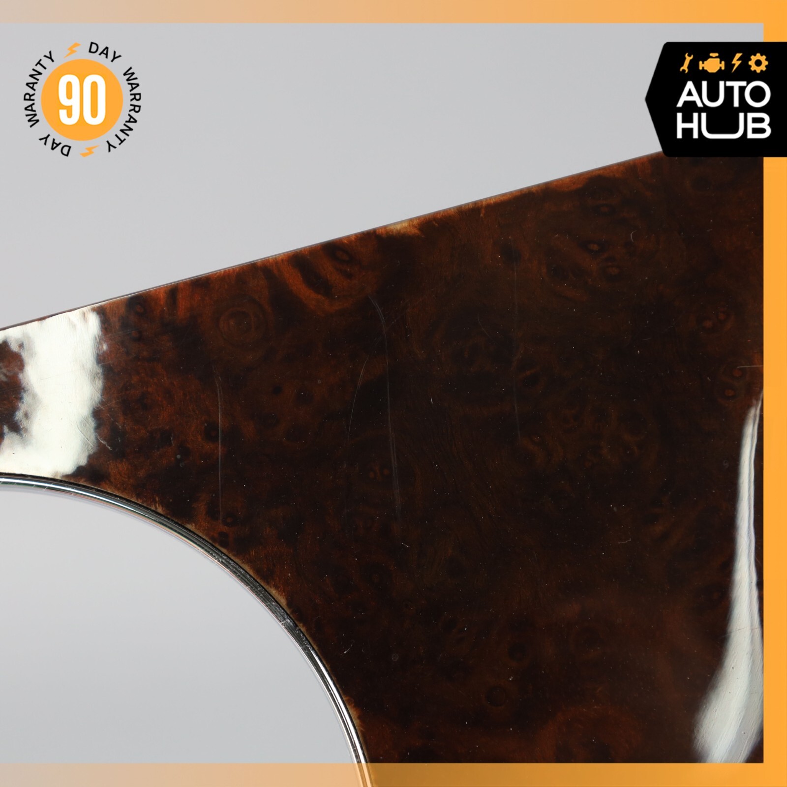 03-13 Bentley Continental GTC GT Dash Panel Speedometer Bezel Trim Wood OEM
