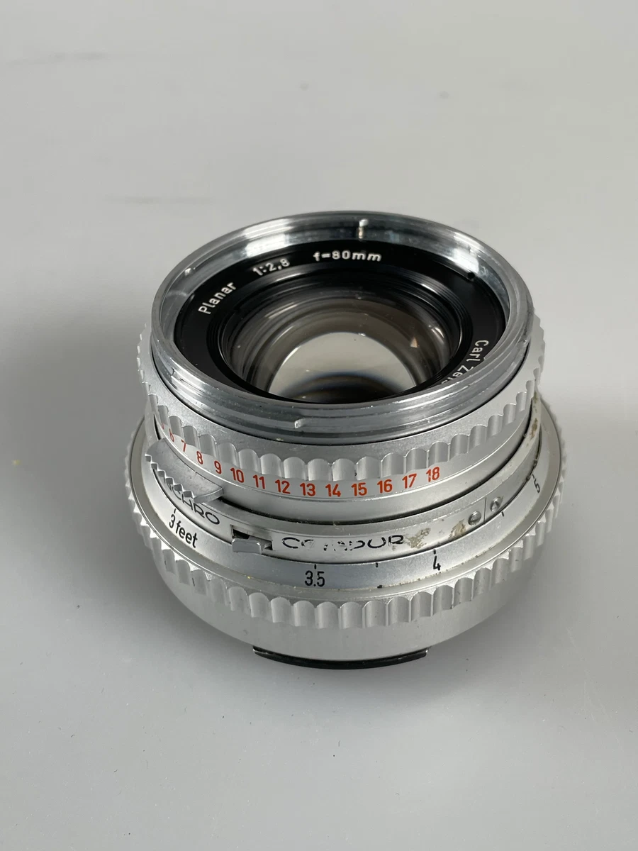 Hasselblad Carl Zeiss planar C 80mm F2.8 lens chrome silver | eBay