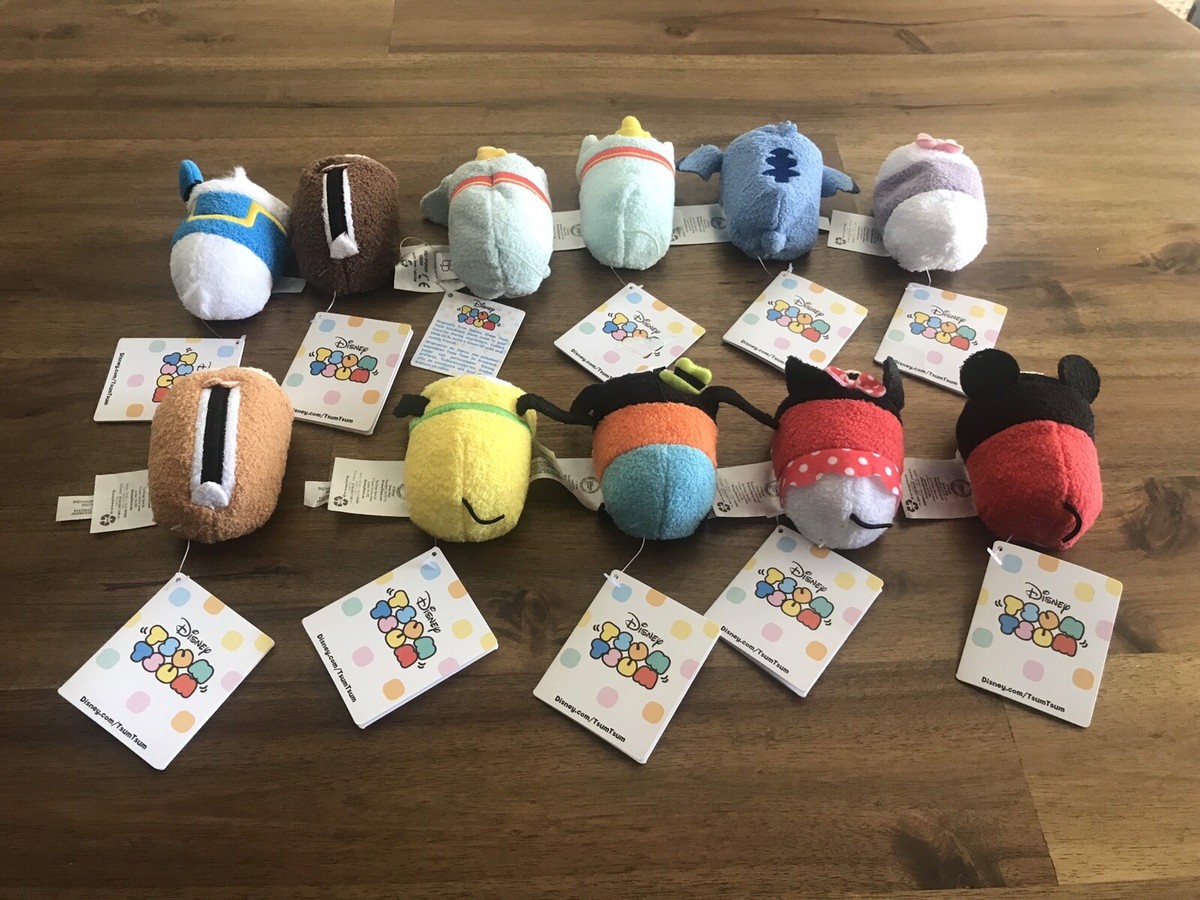 Disney Tsum Tsum Mickey and Friends Expressions Lot Mini Plush Set