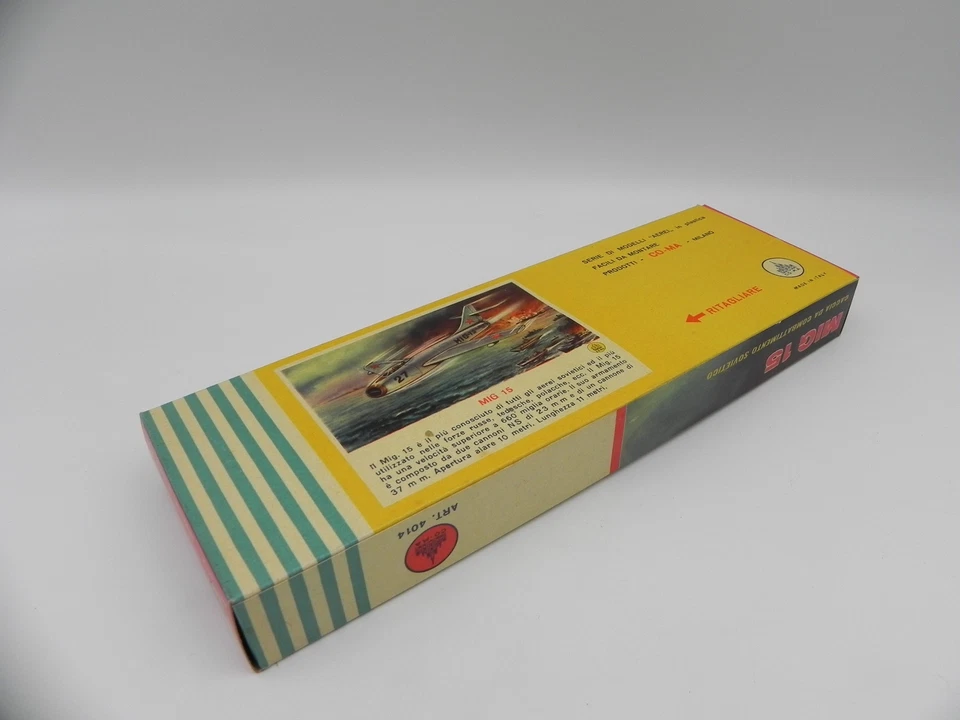 CO-MA Aermec plastic kit MIG 15 aircraft 1:72 MIB all parts in sealed bag COMA - Immagine 4 di 4