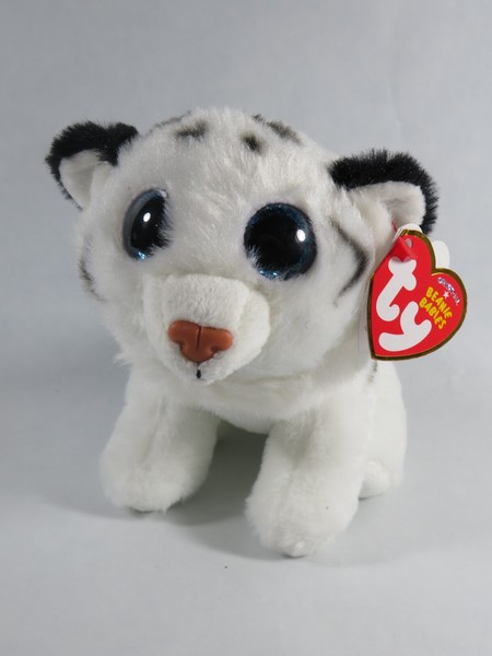 Ty Beanie Babies Tiger @ Tundra @ Reg. Ca. 15 Cm Weiss Glubschi´S Beanie Boo´S-image