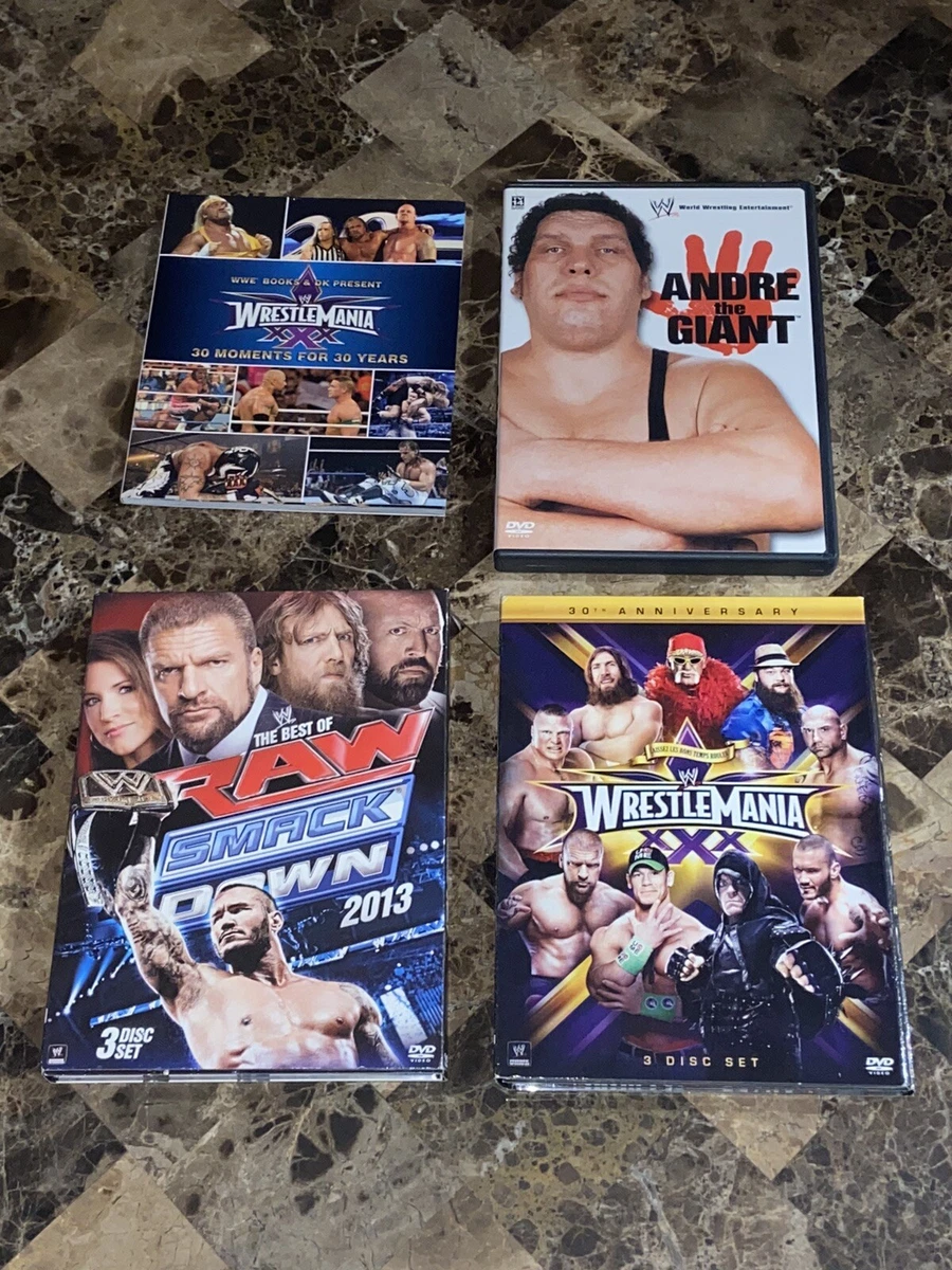 WWE: Wrestlemania XXX RAW Smack Down Andre The Giant Hulk Hogan DVD WWF WCW  Lot 651191952748 | eBay