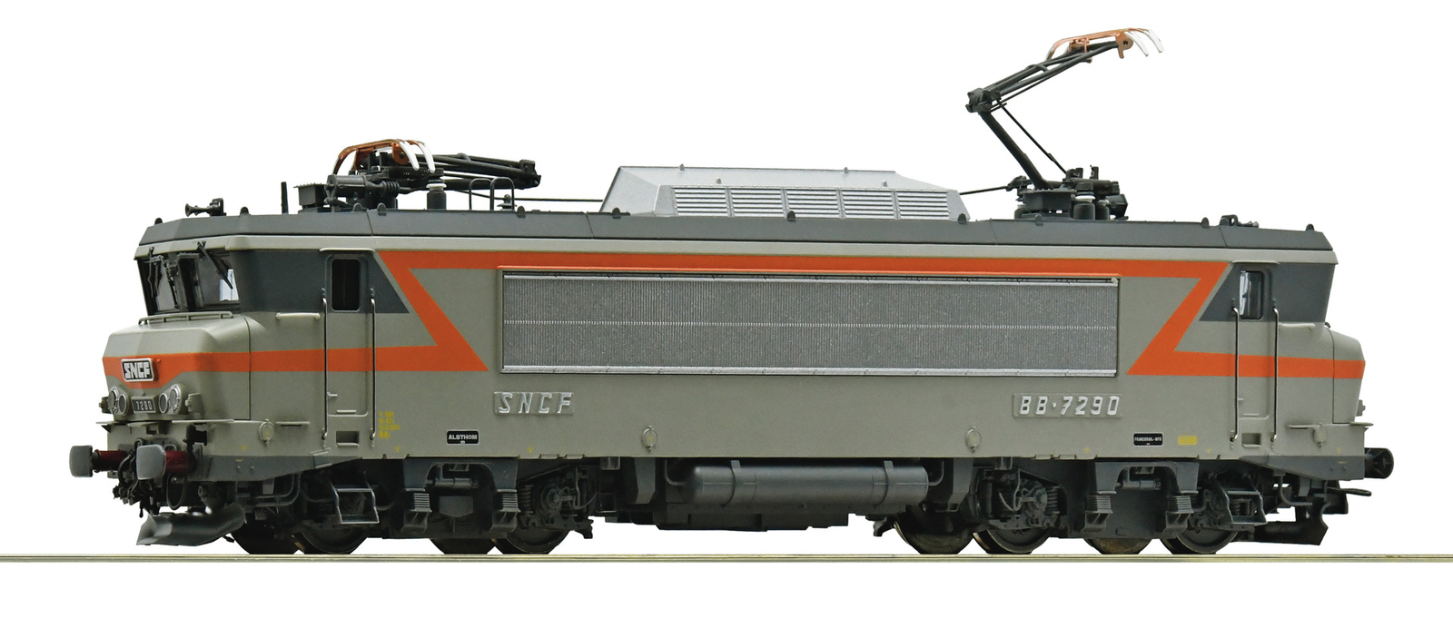 Locomotive BB7290 SNCF Roco 7500043 train miniature HO avec décodeur PluX22 pour circuit digital