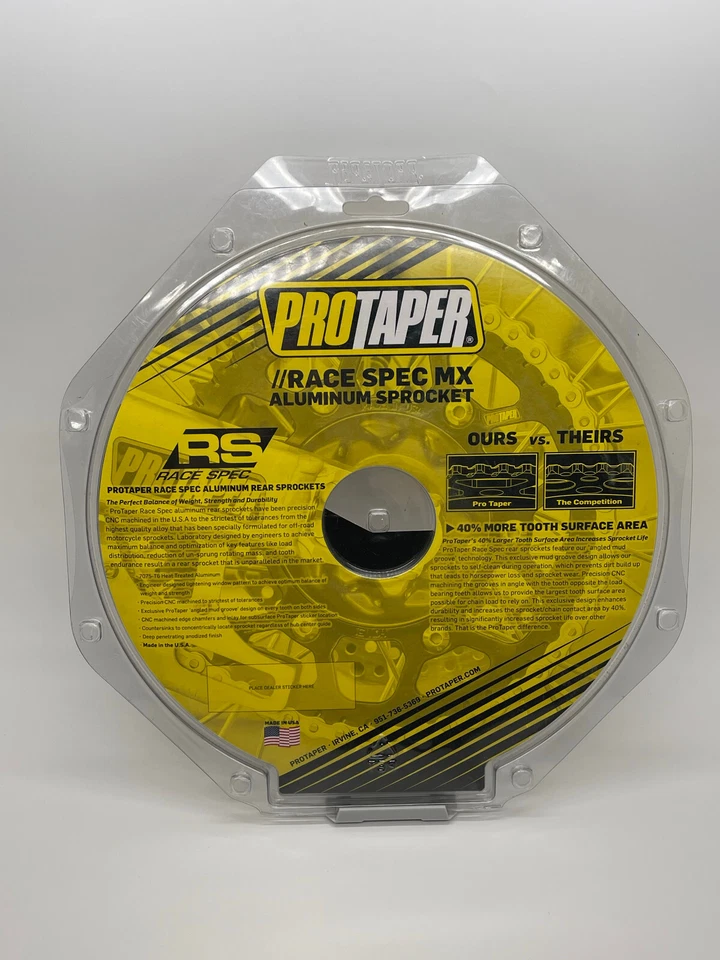 Roda dentada traseira Pro Taper MX Race Spec preta 50T 033296 - Imagem 3 de 4