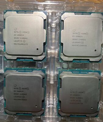 p*0様 Intel Xeon E5-2687W v4 CPU 二個セット Intel Xeon E5-2680 V4 2.4GHz 14-Core 28T Processor Socket