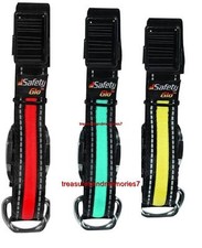 SafetyGlo Collar SOLAR AND USB RECHARGABLE No Batteries Required LARGE