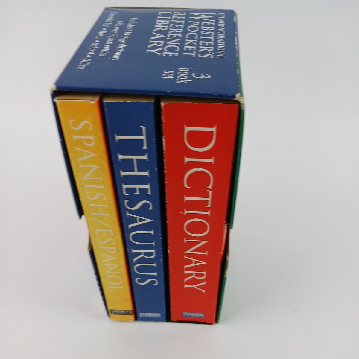 Webster's Pocket Reference Library 3 Book Set Dictionary