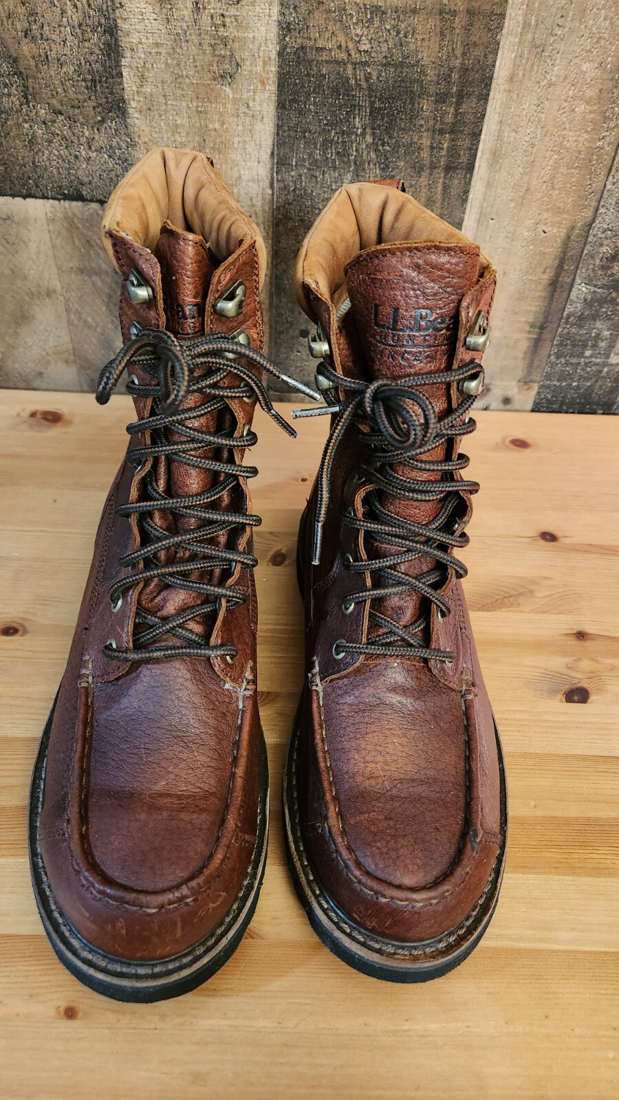 LL Bean Kangaroo Upland Boots Insulated Vibram Sole Hunting Mens Size