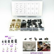 Kit surtido de 170 piezas de clip en U + tornillo para tablero de instrumentos de panel de puerta de motor de automóvil