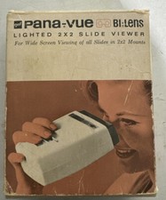 Pana-Vue Bi-Lens Lighted Slide Viewer Vintage