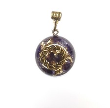 Petite Orgone Pendant, Reduces Stress, Dulls Pain, EMF Protection