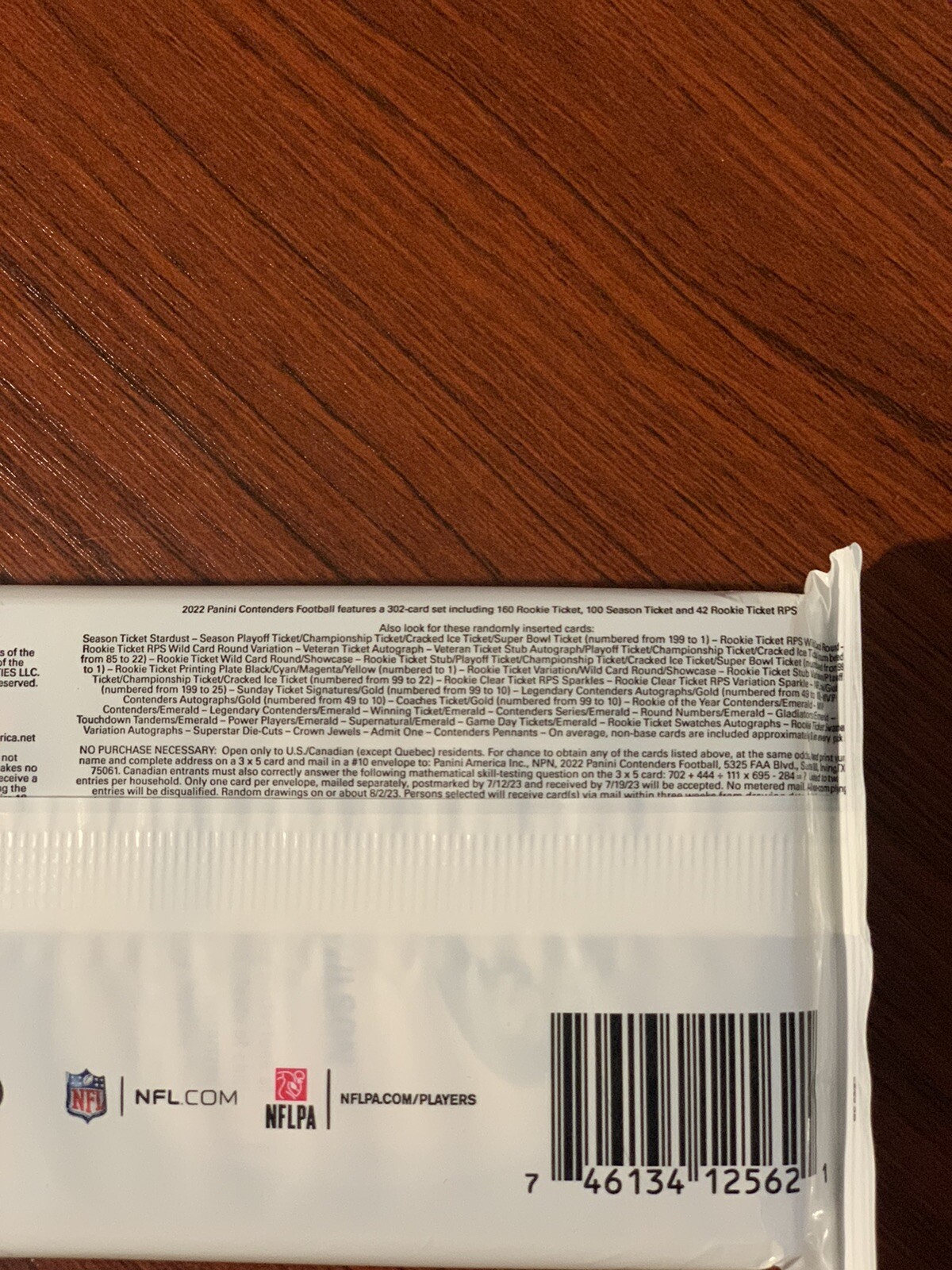 2022 Panini Contenders Football Fat Pack 22 Card Jumbo Value Pack - NFL Sealed