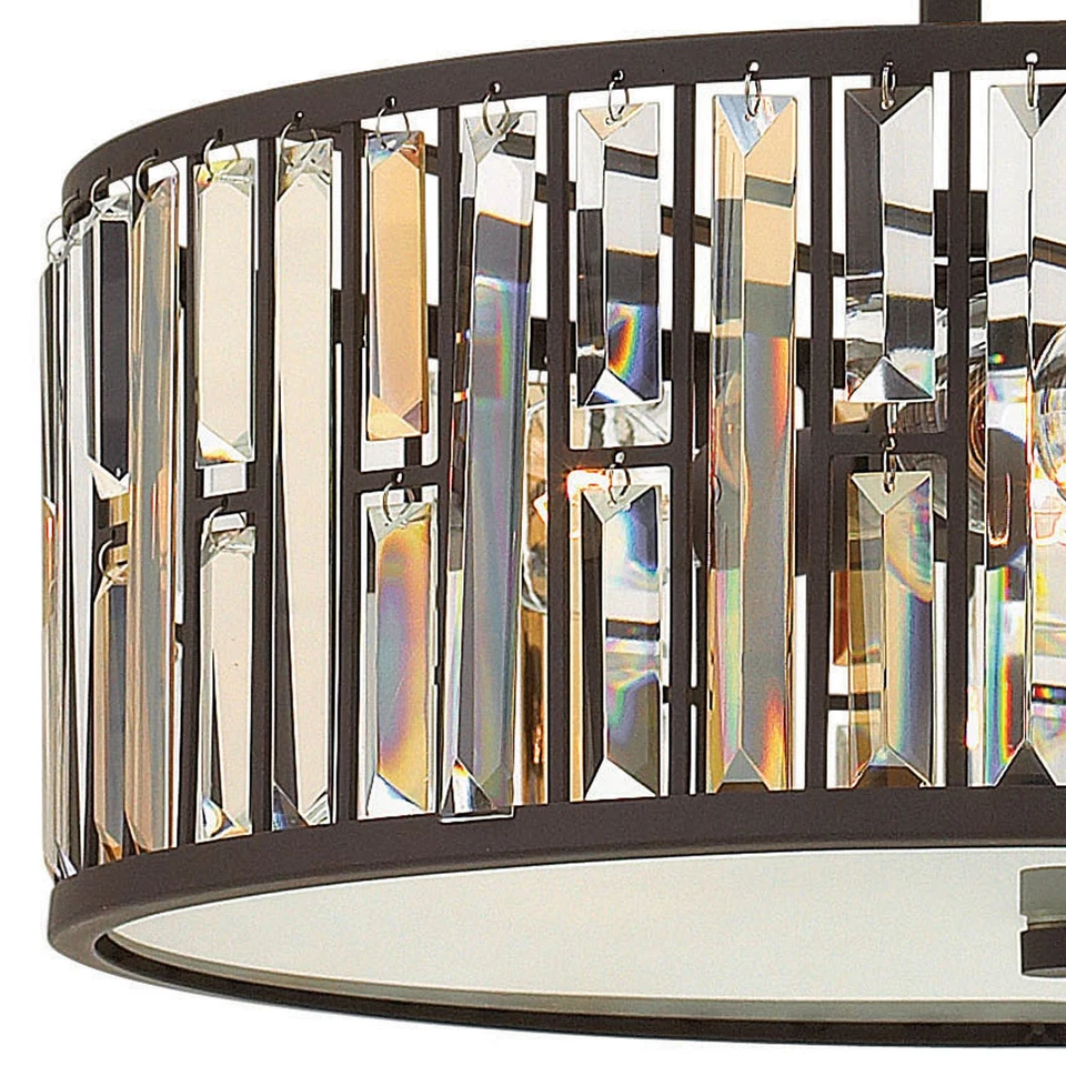 Colgante Fredrick Ramond FR33735 3 luces tamaño completo - bronce Foto 2 de 3