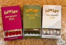 Set of 3 Red Aspen Nail Dash - Short