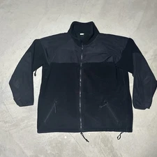 US Army Gen III Cold Weather Jacket Fleece Black Polartec Military Spear SZ XL