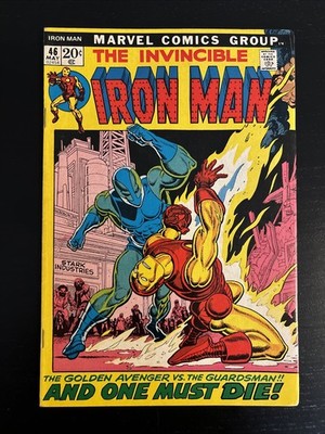 Iron Man # 46 Marvel Comic Book Key Death of the Guardsman Tony Stark Silver Age