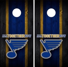 St. Louis Blues Cornhole Wrap Skin Decal Hockey Sports Board Sticker JC96