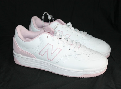 New Balance BB80 Sneakers Kid's Grade School Size 6 White Pink