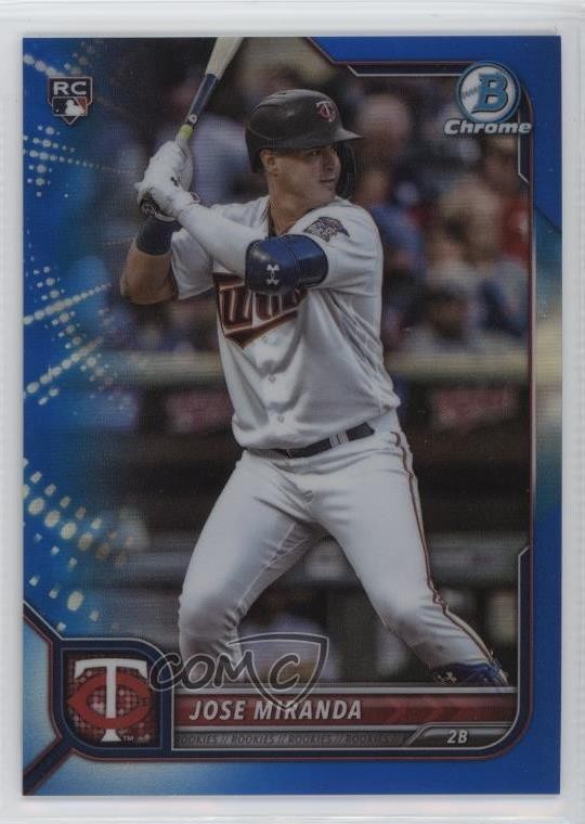 2022 Bowman Chrome Blue Refractor /150 Jose Miranda #17 0wp8
