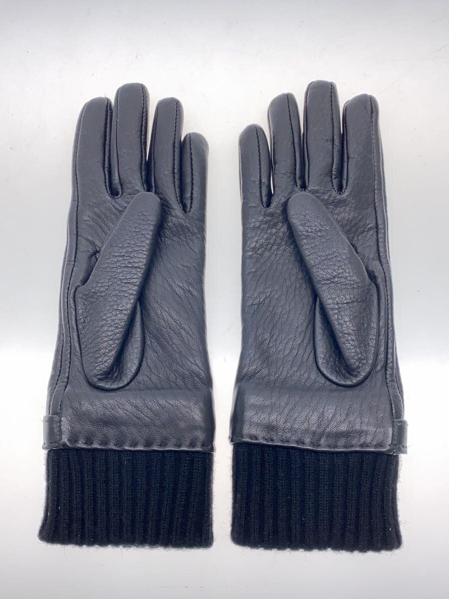 GUCCI Gloves Interlocking G Leather Black Authentic | eBay