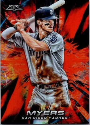 2018 Topps Fire Orange Wil Myers #'d 107/299