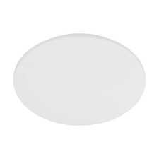 Plafoniera Led Pogliola s diametro 50 cm lampada soggiorno in acciaio e plastica