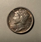 1928 S Dime AU+
