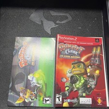 Ratchet & Clank Up Your Arsenal (PS2 2004) Manual & Art Only No Game