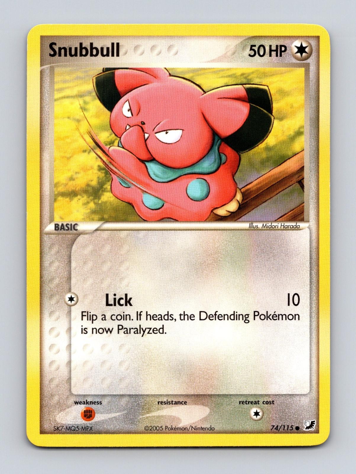 Snubbull 74/115 C Unseen Forces Pokemon NM